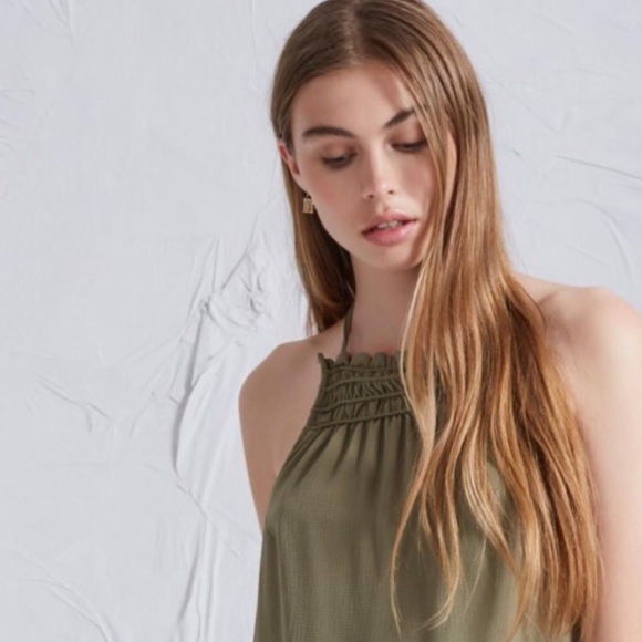 The Fifth Label Green Halter Swing Dress - Picture 2 of 7